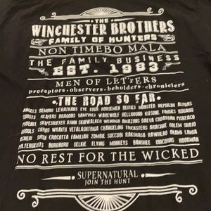 Warner Bros Supernatural Tee
